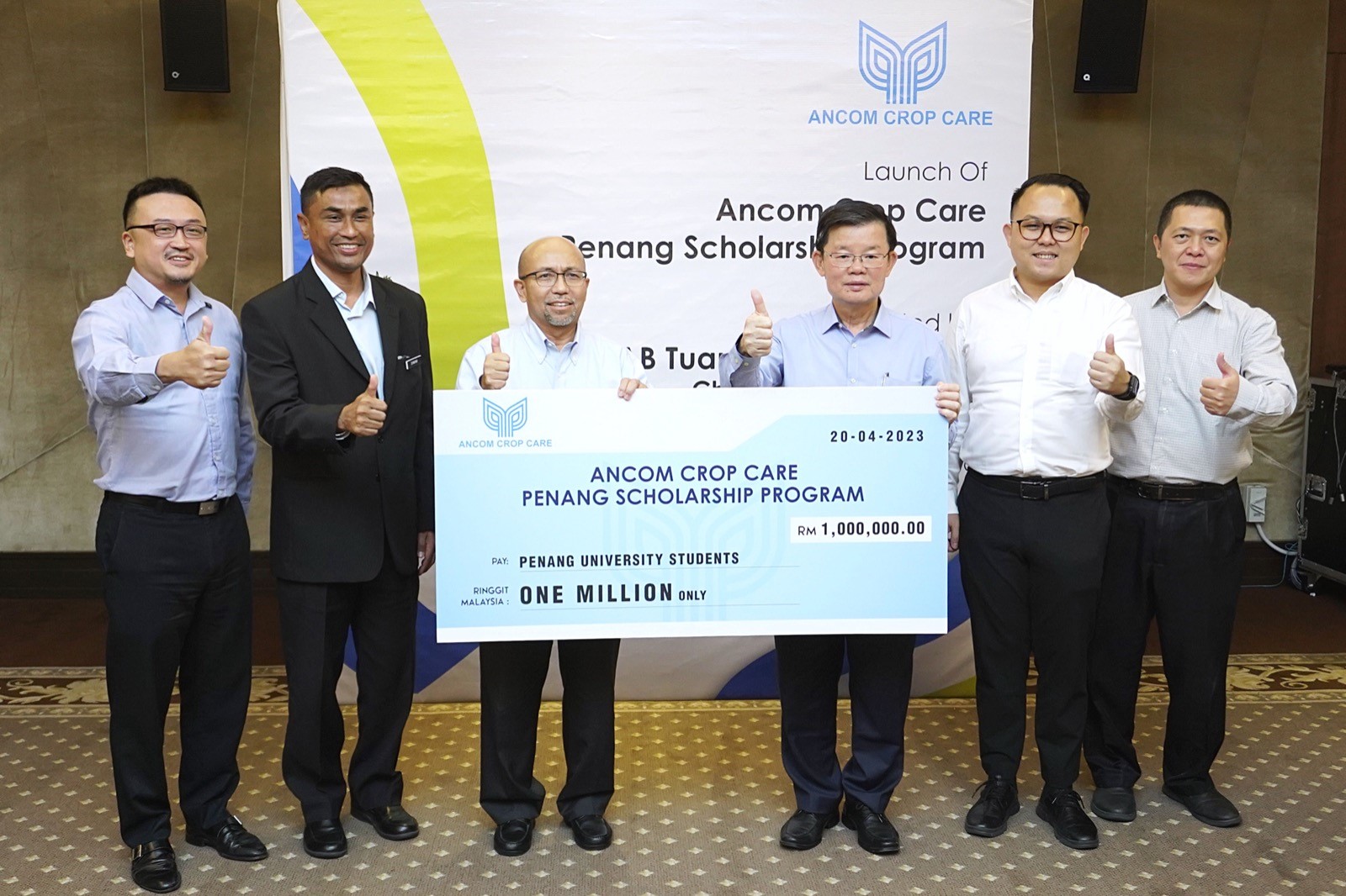 Launch of Ancom Crop Care Penang Scholarship Program